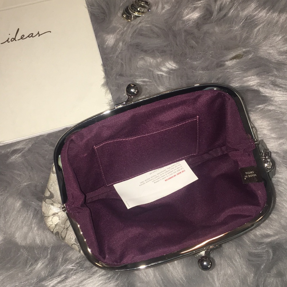 Silver Clutch Authentic - image 2